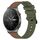 Per cinturino in silicone bicolore verticale da 22 mm per Huawei GT2 Pro (verde militare + rosso) Per cinturino in silicone bicolore verticale da 22 mm per Huawei GT2 Pro (verde militare + rosso)
