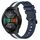 Per Huawei Watch GT 2E 22mm Cinturino in silicone bicolore verticale (blu + bianco) Per Huawei Watch GT 2E 22mm Cinturino in silicone bicolore verticale (blu + bianco)