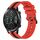 Per Honor Magic Watch 2 46mm 22mm Cinturino in silicone bicolore verticale (rosso + nero) Per Honor Magic Watch 2 46mm 22mm Cinturino in silicone bicolore verticale (rosso + nero)
