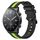 Per Xiaomi MI Watch S1 Cinturino in silicone bicolore verticale da 22 mm (nero + verde lime) Per Xiaomi MI Watch S1 Cinturino in silicone bicolore verticale da 22 mm (nero + verde lime)