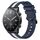 Per Xiaomi MI Watch S1 Cinturino in silicone bicolore verticale da 22 mm (blu + bianco) Per Xiaomi MI Watch S1 Cinturino in silicone bicolore verticale da 22 mm (blu + bianco)