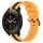 Per Xiaomi MI Watch S1 Pro Cinturino in silicone bicolore verticale da 22 mm (giallo + nero) Per Xiaomi MI Watch S1 Pro Cinturino in silicone bicolore verticale da 22 mm (giallo + nero)