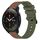 Per Xiaomi MI Watch S1 Pro 22mm Cinturino in silicone bicolore verticale (verde militare + rosso) Per Xiaomi MI Watch S1 Pro 22mm Cinturino in silicone bicolore verticale (verde militare + rosso)