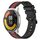 Per Xiaomi MI Watch Color 2 22mm Cinturino in silicone bicolore verticale (nero + rosso) Per Xiaomi MI Watch Color 2 22mm Cinturino in silicone bicolore verticale (nero + rosso)