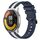Per Xiaomi MI Watch Color 2 22mm Cinturino in silicone bicolore verticale (blu + bianco) Per Xiaomi MI Watch Color 2 22mm Cinturino in silicone bicolore verticale (blu + bianco)
