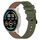 Per Xiaomi MI Watch Sport Cinturino in silicone bicolore verticale da 22 mm (verde militare + rosso) Per Xiaomi MI Watch Sport Cinturino in silicone bicolore verticale da 22 mm (verde militare + rosso)