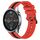 Per Xiaomi MI Watch Color 22mm Cinturino in silicone bicolore verticale (rosso + nero) Per Xiaomi MI Watch Color 22mm Cinturino in silicone bicolore verticale (rosso + nero)
