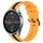 Per Xiaomi MI Watch Color 22mm Cinturino in silicone bicolore verticale (giallo + nero) Per Xiaomi MI Watch Color 22mm Cinturino in silicone bicolore verticale (giallo + nero)