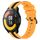 Per Xiaomi MI Watch S1 Active 22mm Cinturino in silicone bicolore verticale (giallo + nero) Per Xiaomi MI Watch S1 Active 22mm Cinturino in silicone bicolore verticale (giallo + nero)