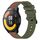 Per Xiaomi MI Watch S1 Active 22mm Cinturino in silicone bicolore verticale (verde militare + rosso) Per Xiaomi MI Watch S1 Active 22mm Cinturino in silicone bicolore verticale (verde militare + rosso)