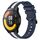 Per Xiaomi MI Watch S1 Active 22mm Cinturino in silicone bicolore verticale (blu + bianco) Per Xiaomi MI Watch S1 Active 22mm Cinturino in silicone bicolore verticale (blu + bianco)