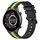 Per Xiaomi Haylou RT2 LS10 Cinturino in silicone bicolore verticale da 22 mm (nero + verde lime) Per Xiaomi Haylou RT2 LS10 Cinturino in silicone bicolore verticale da 22 mm (nero + verde lime)