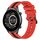 Per Xiaomi Haylou RT2 LS10 Cinturino in silicone bicolore verticale da 22 mm (rosso + nero) Per Xiaomi Haylou RT2 LS10 Cinturino in silicone bicolore verticale da 22 mm (rosso + nero)