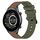 Per Xiaomi Haylou RT2 LS10 Cinturino in silicone bicolore verticale da 22 mm (verde militare + rosso) Per Xiaomi Haylou RT2 LS10 Cinturino in silicone bicolore verticale da 22 mm (verde militare + rosso)