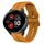 Per cinturino in silicone Garmin Venu 2 Plus 20mm Loop (giallo ambra)