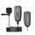 Microfono live lavalier wireless Bluetooth 2.4G con cancellazione del rumore (nero) Microfono live lavalier wireless Bluetooth 2.4G con cancellazione del rumore (nero)