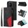Per Honor 200 Lite Global Dual-color 9 slot per schede Custodia per telefono in pelle con cerniera a portafoglio (nero) Per Honor 200 Lite Global Dual-color 9 slot per schede Custodia per telefono in pelle con cerniera a portafoglio (nero)
