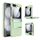 Custodia per telefono antiurto in pelle pieghevole hardware per Samsung Galaxy Z Flip6 5G (verde argento) Custodia per telefono antiurto in pelle pieghevole hardware per Samsung Galaxy Z Flip6 5G (verde argento)