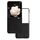 Custodia per telefono a copertura totale con cornice nera in pelle PU per Honor Magic V Flip (nera) Custodia per telefono a copertura totale con cornice nera in pelle PU per Honor Magic V Flip (nera)