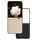 Custodia per telefono a copertura totale con telaio nero in pelle PU Flip per Honor Magic V (rosa pesca) Custodia per telefono a copertura totale con telaio nero in pelle PU Flip per Honor Magic V (rosa pesca)