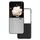 Per Honor Magic V Flip Custodia in pelle PU con cornice nera a copertura totale (Argento) Per Honor Magic V Flip Custodia in pelle PU con cornice nera a copertura totale (Argento)