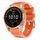 Per Garmin Fenix 7S Glacier Clear cinturino in silicone bicolore (arancione) Per Garmin Fenix 7S Glacier Clear cinturino in silicone bicolore (arancione)