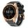 Per Garmin Fenix ​​7S Glacier Clear Two Color Silicone Watch Band (Nero)
