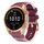 Per Garmin Fenix 7S Glacier Clear cinturino in silicone bicolore (vino rosso) Per Garmin Fenix 7S Glacier Clear cinturino in silicone bicolore (vino rosso)