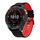 Cinturino per orologio in silicone con motivo in fibra di carbonio bicolore da 22 mm (nero rosso) Cinturino per orologio in silicone con motivo in fibra di carbonio bicolore da 22 mm (nero rosso)