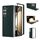Custodia per telefono a copertura totale con telaio nero in pelle PU per Samsung Galaxy Z Fold6 (verde) Custodia per telefono a copertura totale con telaio nero in pelle PU per Samsung Galaxy Z Fold6 (verde)