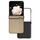 Per Honor Magic V Flip Custodia per telefono a copertura totale in pelle PU con tre parti in pelle PU (Oro) Per Honor Magic V Flip Custodia per telefono a copertura totale in pelle PU con tre parti in pelle PU (Oro)