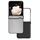 Custodia per telefono a copertura totale in tre parti in pelle PU con cornice nera per Honor Magic V Flip (argento) Custodia per telefono a copertura totale in tre parti in pelle PU con cornice nera per Honor Magic V Flip (argento)