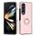 Per Samsung Galaxy Z Fold6 Custodia pieghevole a forma di V con anello rotante (rosa) Per Samsung Galaxy Z Fold6 Custodia pieghevole a forma di V con anello rotante (rosa)