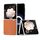Custodia per telefono in pelle PU con cornice traslucida smerigliata For Honor Magic V Flip ABEEL (arancione) Custodia per telefono in pelle PU con cornice traslucida smerigliata For Honor Magic V Flip ABEEL (arancione)