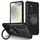 Per Samsung Galaxy S24+ 5G Custodia per telefono con supporto magnetico rotante (nero) Per Samsung Galaxy S24+ 5G Custodia per telefono con supporto magnetico rotante (nero)
