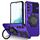 Per Samsung Galaxy S22+ 5G Custodia per telefono con supporto magnetico rotante (viola) Per Samsung Galaxy S22+ 5G Custodia per telefono con supporto magnetico rotante (viola)