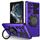 Per Samsung Galaxy S22 Ultra 5G Custodia per telefono con supporto magnetico rotante (viola) Per Samsung Galaxy S22 Ultra 5G Custodia per telefono con supporto magnetico rotante (viola)