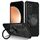 Per Samsung Galaxy S23 FE 5G Custodia per telefono con supporto magnetico rotante (nero) Per Samsung Galaxy S23 FE 5G Custodia per telefono con supporto magnetico rotante (nero)