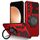Per Samsung Galaxy S23 FE 5G Custodia per telefono con supporto magnetico rotante (rosso) Per Samsung Galaxy S23 FE 5G Custodia per telefono con supporto magnetico rotante (rosso)