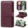 Per Samsung Galaxy S24 FE 5G Portafoglio multifunzione 10 slot per carte Custodia in pelle per telefono (Claret) Per Samsung Galaxy S24 FE 5G Portafoglio multifunzione 10 slot per carte Custodia in pelle per telefono (Claret)