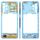 Per Samsung Galaxy A32 5G Piastra con cornice centrale (blu)