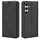 Per Samsung Galaxy S24 FE 5G Custodia in pelle con ventosa magnetica Retro-skin (nero) Per Samsung Galaxy S24 FE 5G Custodia in pelle con ventosa magnetica Retro-skin (nero)