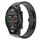 Per Ticwatch Pro X 22mm cinturino in lega con fibbia a farfalla con vernice a perline (nero) Per Ticwatch Pro X 22mm cinturino in lega con fibbia a farfalla con vernice a perline (nero)