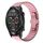 Per Ticwatch Pro X 22mm cinturino in lega con fibbia a farfalla con vernice a perline (rosa) Per Ticwatch Pro X 22mm cinturino in lega con fibbia a farfalla con vernice a perline (rosa)
