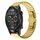 Per Ticwatch Pro X 22mm cinturino in lega con fibbia a farfalla con vernice a perline (oro) Per Ticwatch Pro X 22mm cinturino in lega con fibbia a farfalla con vernice a perline (oro)