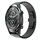 Per Ticwatch Pro3 22mm One Bead Paint Butterfly Buckle Cinturino in lega (Nero) Per Ticwatch Pro3 22mm One Bead Paint Butterfly Buckle Cinturino in lega (Nero)