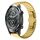 Per Ticwatch Pro3 22mm cinturino in lega con fibbia a farfalla con vernice a perline (oro) Per Ticwatch Pro3 22mm cinturino in lega con fibbia a farfalla con vernice a perline (oro)