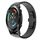 Per Ticwatch GTX 22mm cinturino in lega con fibbia a farfalla con vernice a perline (nero) Per Ticwatch GTX 22mm cinturino in lega con fibbia a farfalla con vernice a perline (nero)