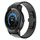 Per Ticwatch E2 22mm cinturino in lega con fibbia a farfalla con vernice a perline (nero) Per Ticwatch E2 22mm cinturino in lega con fibbia a farfalla con vernice a perline (nero)