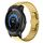 Per Ticwatch E2 22mm cinturino in lega con fibbia a farfalla con vernice a perline (oro) Per Ticwatch E2 22mm cinturino in lega con fibbia a farfalla con vernice a perline (oro)